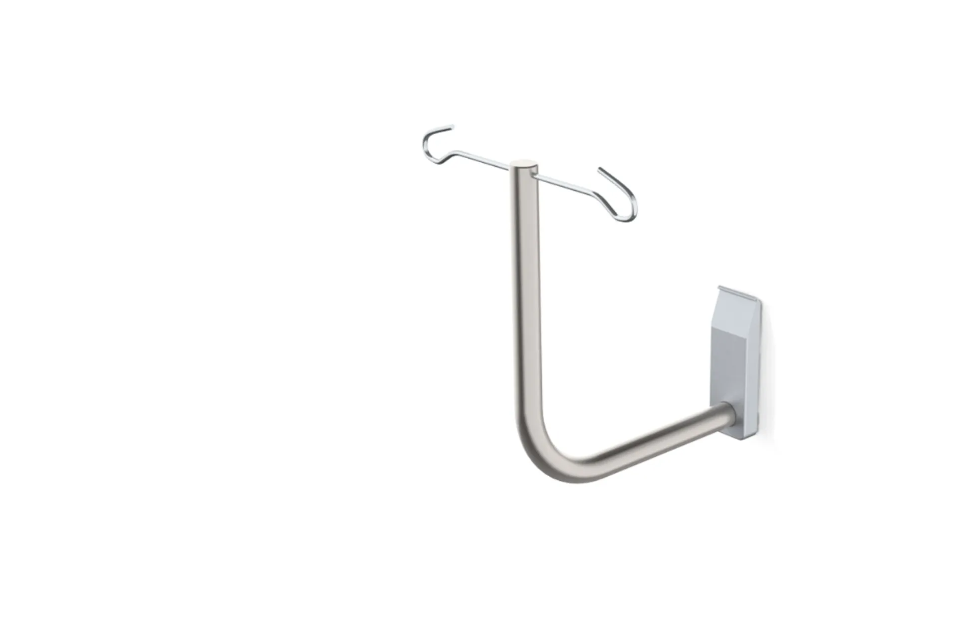 The image shows a cut-out infusion holder element that can be hung into the supply groove.